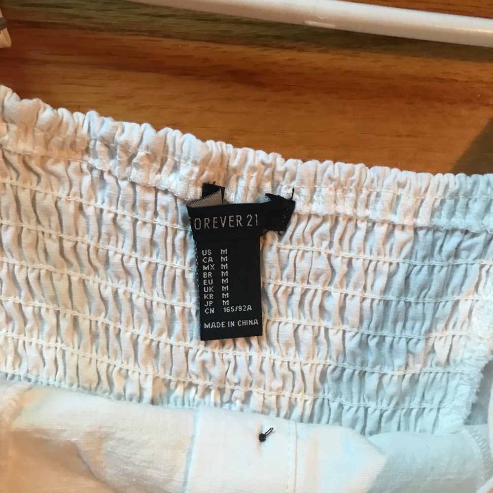 White Button Up Dress - Picture 4 of 4